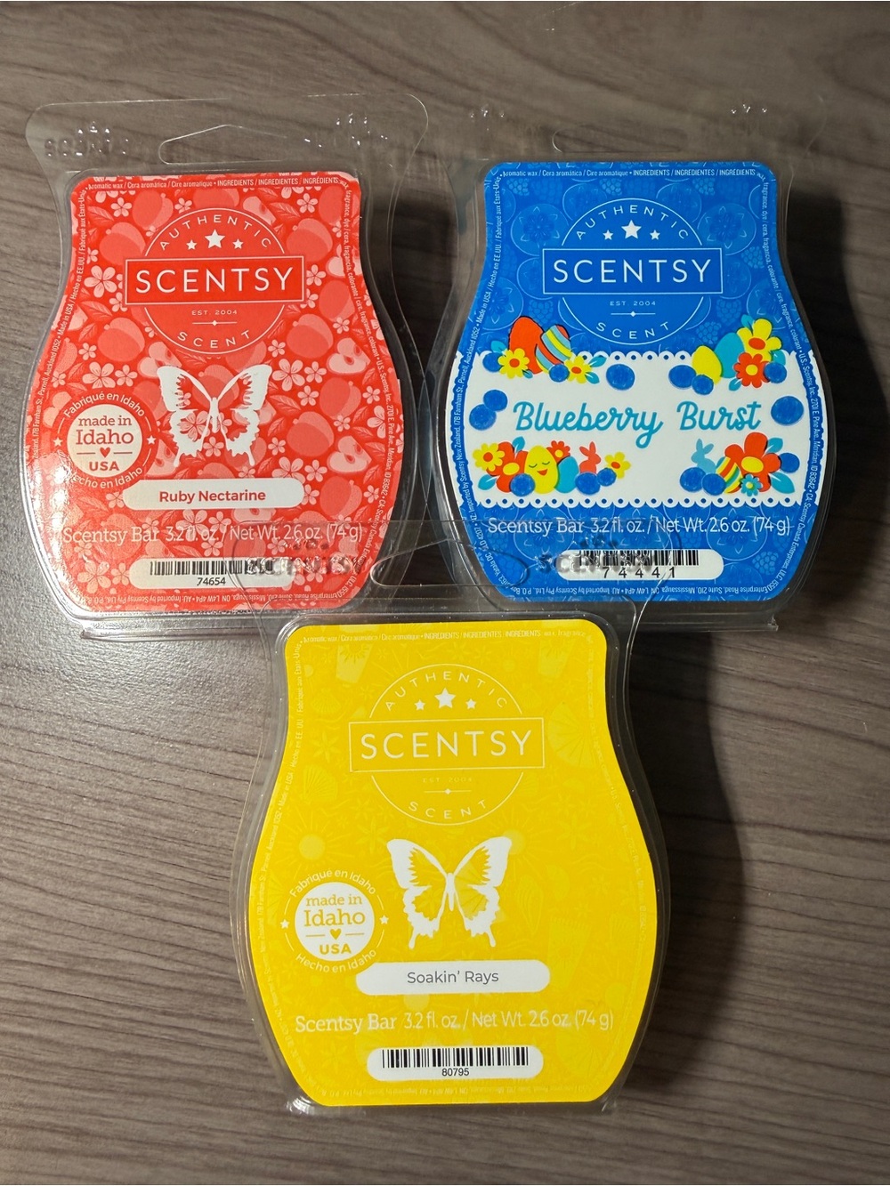 Lot of 3 Scentsy Wax Melts